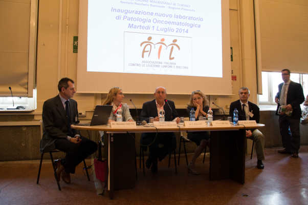 Incontro inaugurazione laboratorio ematologico AIL Mauriziano