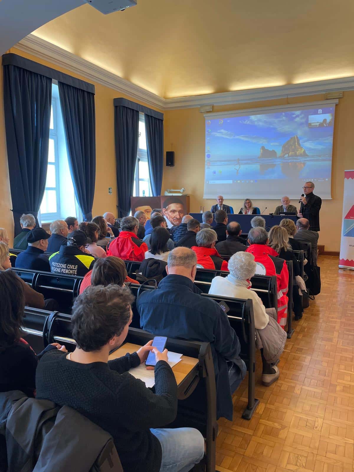 sala gremita inaugurazione casa ail torino assessore presidente autorità