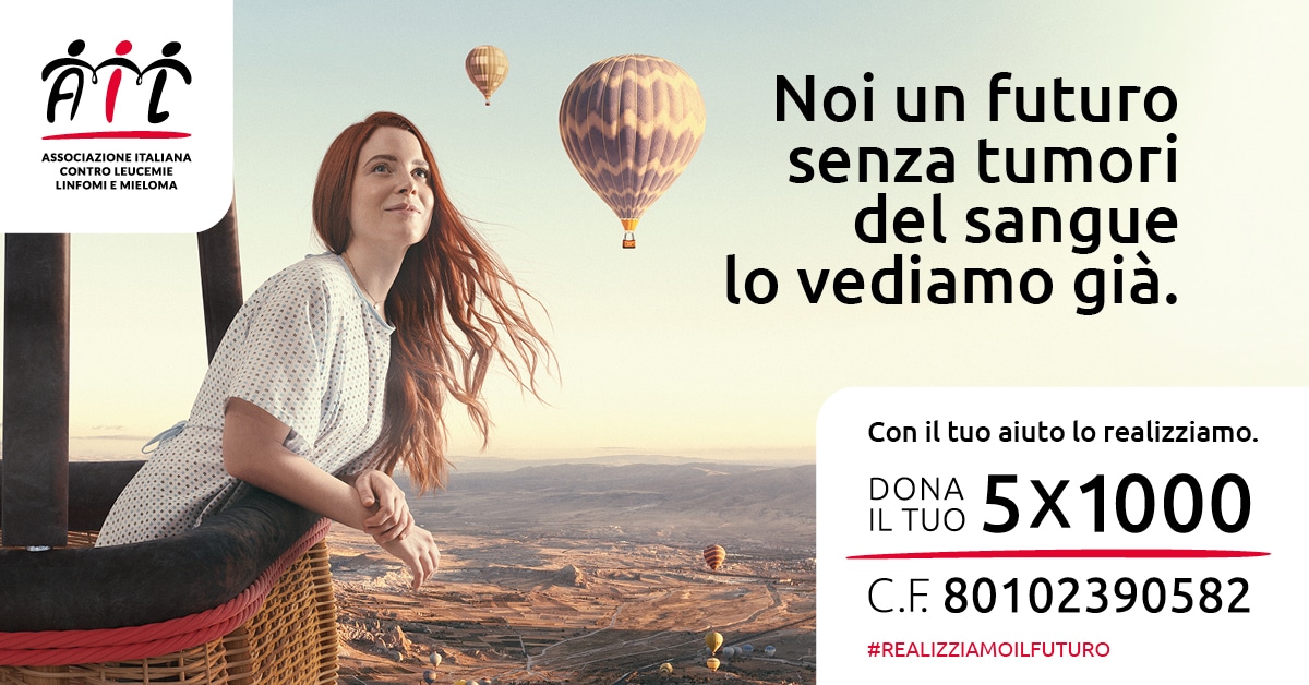 immagine ragazza mongolfiera ail promozione 5x1000